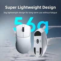 Souris de jeu filaire-sans fil super légère, trois modes, 6 touches, 12000 DPI, qualité Esport, batterie 500 mAh, capteur optique PAW3311, en stock