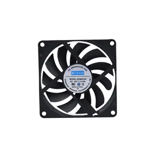 D-fan fabrika toptan 8010 sessiz eksenel fan 80x80x10mm su geçirmez 6500rmp fırçasız DC soğutma fanı