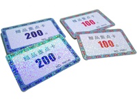Ensemble de cartes en plastique de haute qualité avec impression colorée pour lingot d'or