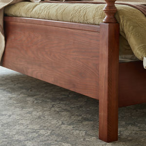 Meubles de chambre à coucher vintage rétro KMJ, <span class=keywords><strong>lit</strong></span> demi-rond capitonné, <span class=keywords><strong>lit</strong></span> en <span class=keywords><strong>bois</strong></span> taille king - Product Image 4