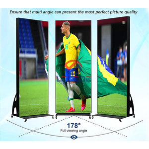 Lecede GoB p1.8 p2.5 LED Áp phích Màn hình LED hiển thị kỹ thuật số biểu ngữ xách tay LED Video tường đứng Màn hình LED kỹ thuật số biển quảng cáo - Product Image 4