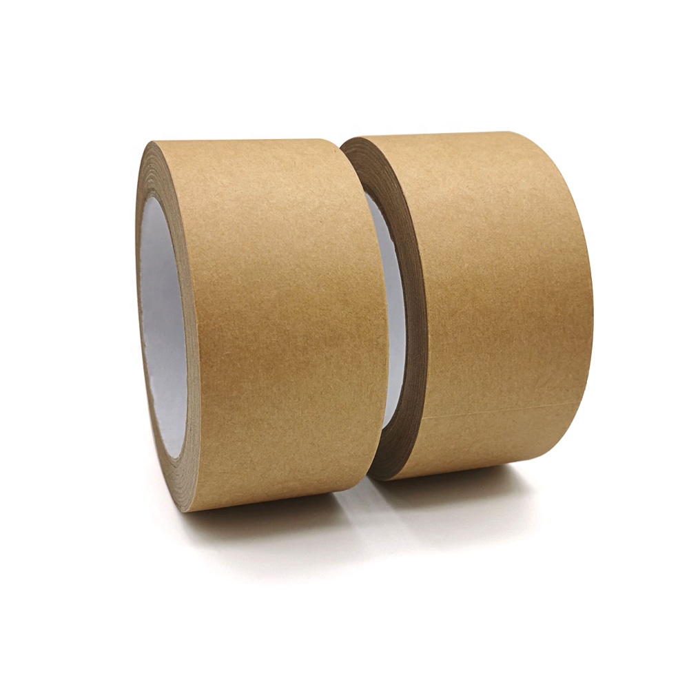 Biodegradable High Sticky Tape Writing Hand Tear Easy To Break Masking Sealing Packing Kraft Paper Tape