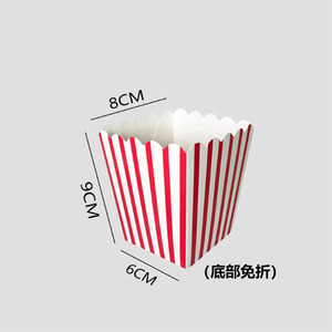 Boîte à popcorn en papier rigide jetable de marque DY avec impression de logo personnalisé, modèle TakeOutBox-20 pour l'emballage alimentaire à emporter - Product Image 3