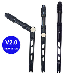 NOUVEAU OEM Big Game 2 #   <span class=keywords><strong>Canne</strong></span> à pêche en aluminium à 4 angles, droite ou coudée, pour <span class=keywords><strong>la</strong></span> pêche à <span class=keywords><strong>la</strong></span> traîne, avec réglage des angles du poignée - Product Image 1