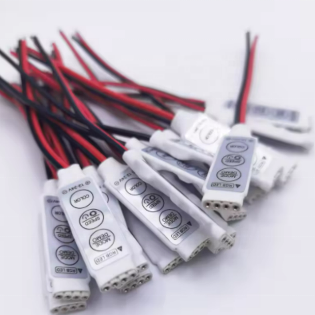 5V-12V-24V 12A 3Keys Mini LED RGB Controller Dimmer Driver for RGB 5050/3528/2835/5730/5630/3014 SMD LED Strip Lights