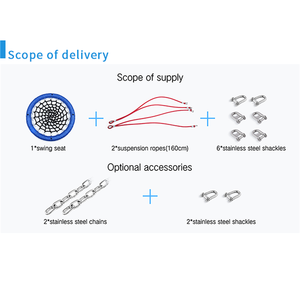 Đu Đặt Ngoài Trời Hiện Đại Dành Cho Người Lớn Đu Duy Nhất Đơn Độc Antique Kim Loại Bộ Cho Chơi Vườn Võng Người Lớn - Product Image 4