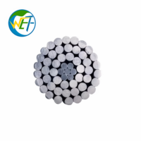 Câble toronné 1/0 2/0 AWG, fil conducteur nu en alliage d'aluminium, taille personnalisée, AAC ACSR ABC AAAC, fil électrique