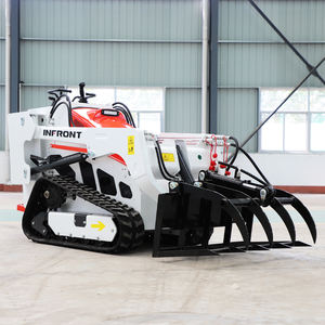 Mini Skid Steer Diesel Engine Crawler Skid Steer <span class=keywords><strong>Loader</strong></span> <span class=keywords><strong>2026</strong></span>, Compact Hydraulic <span class=keywords><strong>Loader</strong></span> dengan Attachment, <span class=keywords><strong>Front</strong></span> <span class=keywords><strong>End</strong></span> <span class=keywords><strong>Loader</strong></span> untuk Dijual - Product Image 1