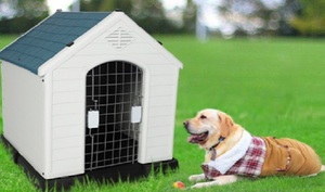 Maison pour chien en plastique grande et imperméable, OEM, intérieur/extérieur, lit de jeu et de repos pour chien, niche pour animaux de compagnie en vente - Product Image 5