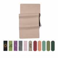Tapis de yoga en caoutchouc naturel écologique non toxique, tapis de yoga de studio esthétique au toucher doux, gravé au laser, vente en gros