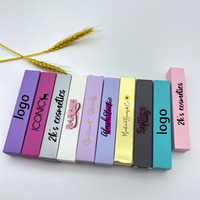 Boîte d'emballage personnalisée pour tube de gloss à lèvres, stylo à lèvres, eye-liner, rouge à lèvres