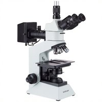 AmScope 50X-500X Trinocular Metallurgical Microscope with Polarization