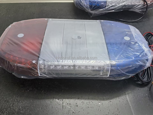 Minibarra de luz de advertencia de emergencia para coche, barra de luces montada en el techo de 60cm y 23 pulgadas, Con altavoz incorporado - Product Image 2