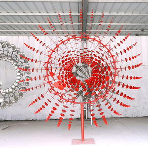 Glasvezel Beeldje Kinetische Sculptuur 3d Kolibrie/Perpetuum Motion Machine Kinetische Sculptuur/Kinetische Spinner Wind Metaal - Product Image 5