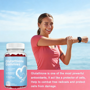 Caramelle Gommose OEM Gluta Skin con L-Glutatione per Sbiancamento, Cicatrici da Acne, Macchie Scure, Sonno e Crescita dei Capelli - 60 Pezzi per Adulti - Product Image 3