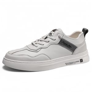 Nuevos Zapatos Deportivos Casuales de Baloncesto para <span class=keywords><strong>Hombre</strong></span>, de Cuero Negro, Zapatillas Más Vendidas, Ligeras y de Estilo Plano - Product Image 5