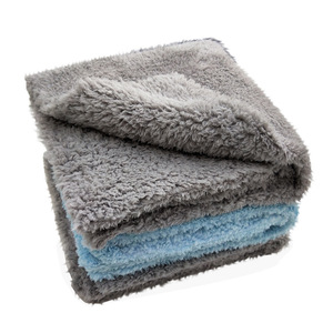Serviette de lavage de voiture en microfibre Friend, 40x40cm, en polaire corail épaissie, absorbante, pour l'entretien automobile - Product Image 4