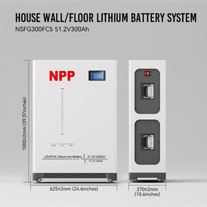 แบตเตอรี่ลิเธียมแบบพกพาสำหรับเก็บพลังงานไฮบริด 12.8V 51.2V 100Ah 280Ah 5/10KWh ระบบโซลาร์ติดผนังแบบ CAN - Product Image 2