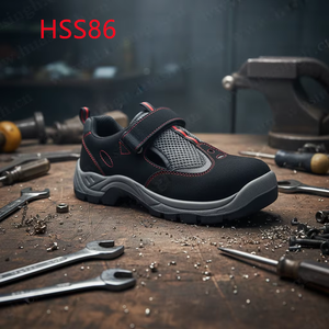 LXG, Zapatos de Seguridad con Parte Superior de Cuero Nubuck y Malla, Inserto de Acero, Resistentes, Tipo Pantuflas, <span class=keywords><strong>HSS86</strong></span> - Product Image 1