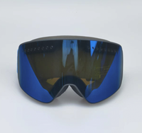 Nouvelles lunettes de ski unisexes, RD-73022 de lunettes de snowboard anti-buée professionnelles