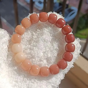 Vente en gros de bracelet papillon en jade blanc naturel racine de bodhi de boutique de perles rares violettes dégradées de perles de chapelet - Product Image 4