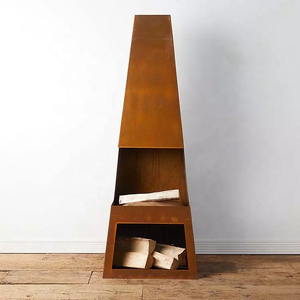 Statua in <span class=keywords><strong>Acciaio</strong></span> Inossidabile dal Design Antico Irregolare e Astratto per Decorazione di Ville e Giardini, in <span class=keywords><strong>Acciaio</strong></span> Corten Arrugginito - Product Image 3