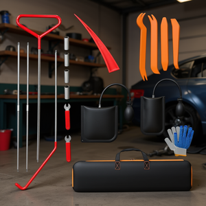 Retractor de Ruedas ProMech de 66 Pulgadas, Herramienta de Desmontaje de Automóviles de Acero con Bolsa de Almacenamiento para Reparación de Puertas de Garaje y Vehículos - Product Image 2