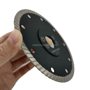 Lame de <span class=keywords><strong>scie</strong></span> à rainurer diamantée pour carreaux de céramique et marbre Meilleur segment turbo sec de 5 pouces à jante continue - Product Image 1