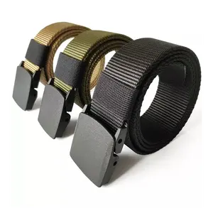 Factory Delivery Strong Webbing Belt Strap Men Tactical Belt Nylon Webbing