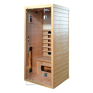 OEM chào đón thương mại phòng tắm hơi hồng ngoại cho phòng tập thể dục phòng tắm hơi hồng ngoại tùy chỉnh với cửa kính dẫn hiển thị - Product Image 3