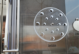 EUR VET tekerlekler ile yüksek kaliteli kedi kafesi veteriner ekipmanları sürgülü dilsiz kapı kilidi ile 4 Spaces kedi kafesi - Product Image 5