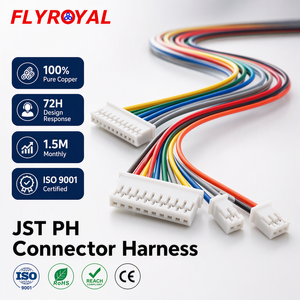 Kit de câblage professionnel avec connecteurs JST PH pas de 2,0 mm, 2, 3, 4, 5 broches, mini-câble micro pour batterie, carte PCB, OEM ODM - Product Image 1