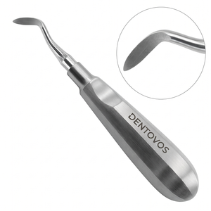 Elevador Dental Dentovos Barry Premium de Acero Inoxidable 420 con Acabado Mate y Recubrimiento de Plasma, Instrumento Profesional para Extracción - Product Image 3