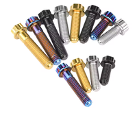 En Stock quantité minimale de commande bas M5 M6 Torx boulons en titane moto pour motos pneu de roue de voiture