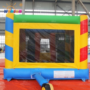 Château gonflable WINSUN Giraffe Fun House pour enfants, avec toboggan latéral, idéal pour jouer et sauter en extérieur - Product Image 6