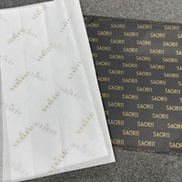 Papier de soie écologique personnalisé avec logo doré pour l'emballage, l'impression, l'emballage, papier de soie doux pour boîte cadeau pour vêtements