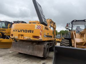 Excavadora de ruedas hidráulica original coreana Hyundai 210W-7, excavadora de neumáticos Hyundai HY210W-7 HY210VS de 20 toneladas - Product Image 2