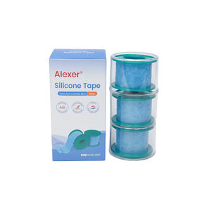 Pita silikon lembut medis hipoalergenik perekat tahan air pita bedah IV fiksasi luka dan kulit sensitif - Product Image 4