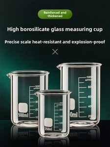 Thủy Tinh Borosilicate Cao Đo Cup Trong Suốt Quy Mô Dày Đa Chức Năng Cốc 50Ml 100Ml 250Ml - Product Image 5