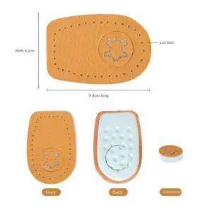Comfort Lederen Schoen Hak Kussen Steun Pads Foam Latex Orthopedische Inlegzolen Pads Voor Schoenen Laarzen