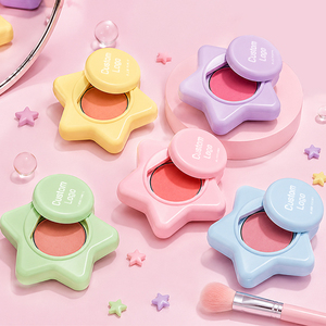 Rubor OEM ODM Star-Shaped <strong>Blush</strong> Long-Lasting Waterproof Cute Powder Blusher with Macaron Packaging Y2K <strong>Aesthetic</strong> Phone Grip - Product Image 6