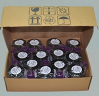 Ruban de transfert thermique TTO de qualité supérieure, cire/résine, 33*600, pour codage de date, noir, noyau de 1 pouce, compatible avec les imprimantes