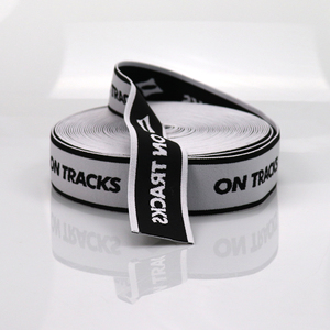Factory Produces <strong>Elastic</strong> <strong>Webbing</strong> with LOGO and <strong>High</strong> <strong>Elastic</strong> Nylon <strong>Elastic</strong> With Polyester Jacquard Tape - Product Image 6