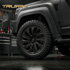 Nuevas Llantas Forjadas de 17 y 19 Pulgadas 5x127 en Negro Mate Agresivo para 4x4, Overland Adventure para Jeep Wrangler Gladiator, Personalizadas - Product Image 1
