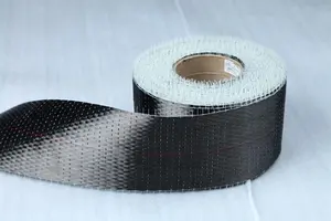 Reinforced Carbon Carbon 645g/m2 UD Carbon Fiber Fabric 100% Carbon Fabric Carbon Fiber Roll For Building Reinforcement