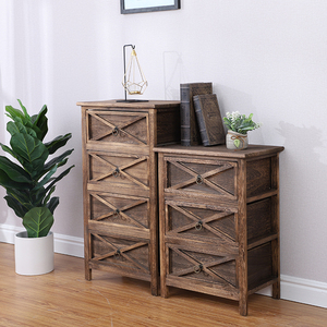 Chinese Antique Wooden Furniture Rustic Classical Shabby Chic Painted <strong>Corner</strong> <strong>Storage</strong> <strong>Cabinet</strong> - Product Image 4
