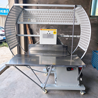 Machine à emballer les cordes PE sur plateau tournant semi-automatique Oray, garantie 1 an, haute performance, écologique, pour cartons ondulés et boîtes colorées