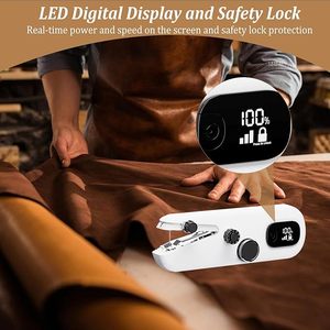 Rechargeable Mini Sewing <strong>Machine</strong> with LED Display Handheld Sewing <strong>Machine</strong> - Product Image 4