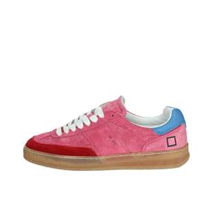 D.A.T.E. Zapatillas Donna Fucsia de Gamuza con Suela Gruesa, Zapatos de Moda para Mujer - Product Image 1