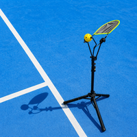Entraîneur de Pickleball Portable pour Topspin, Hauteur Réglable, Aide à la Pratique du Spin pour l'Entraînement Individuel au Pickleball, Équipement d'Exercice